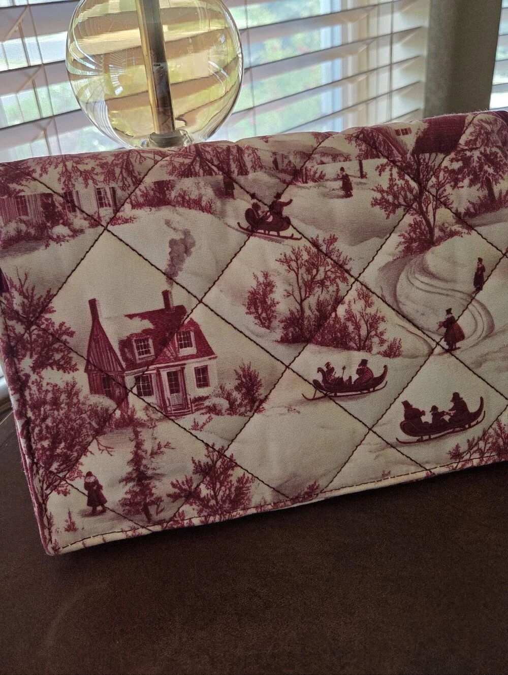 Paper Source Toile Winter Scene Book Cover